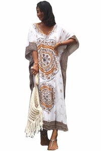 Delle donne di Estate Africano <span class=keywords><strong>Etnico</strong></span> Stampa Caftano Maxi <span class=keywords><strong>Vestito</strong></span> Più Il Formato Allentato Vintage Boho Spiaggia <span class=keywords><strong>Vestito</strong></span> <span class=keywords><strong>Lungo</strong></span> E42217 - Product Image 5