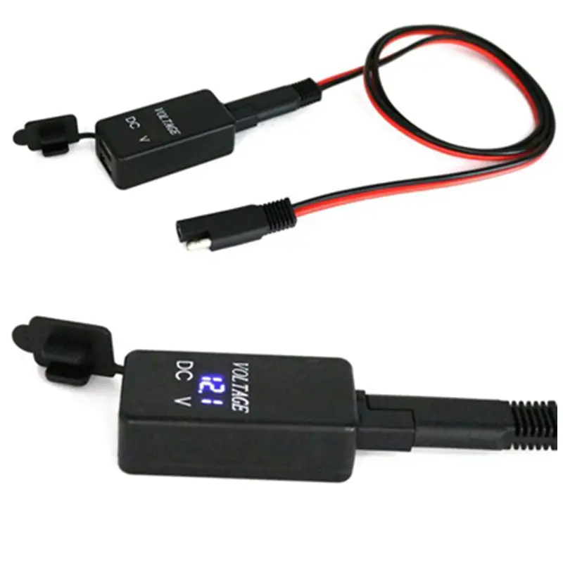 Dual USB Port 12V Waterproof Motorbike Motorcycle Handlebar Charger Adapter Power Supply Socket for Phone GPS MP4