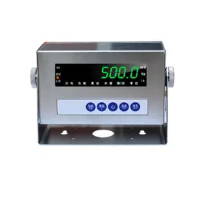 Affichage numérique de cellule de charge d'indicateur de pesage d'acier inoxydable de haute qualité pour des balances de plancher avec RS232