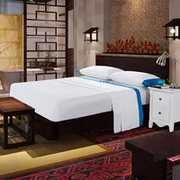 Customized Luxury Fitted Bed Sheet, 5 Star Hotel Bed Linen
