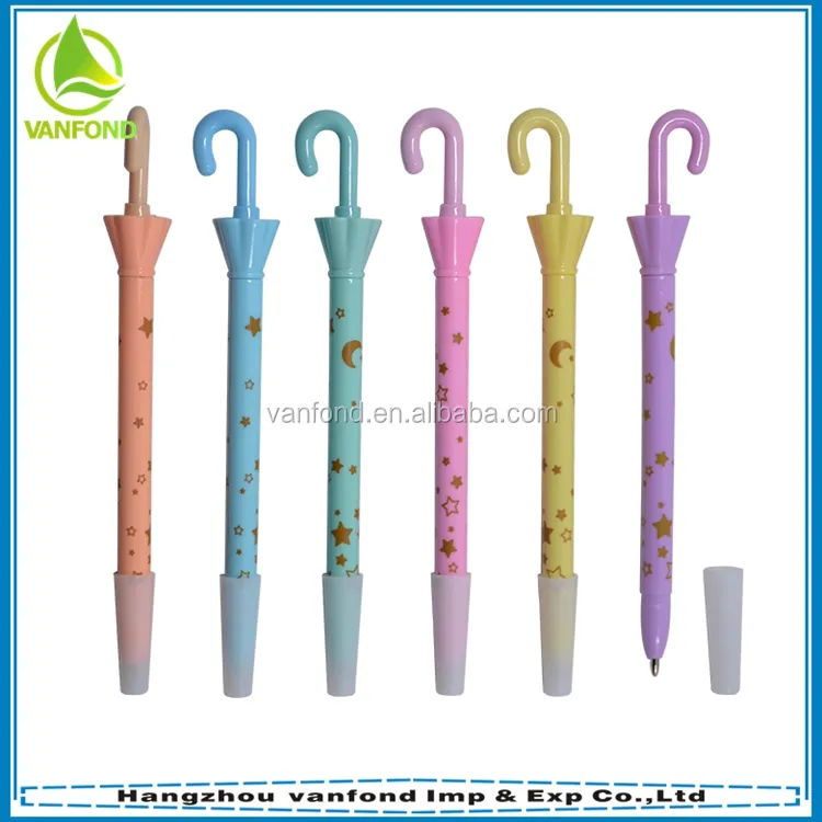 Khuyến mại nhựa trẻ em ưa thích bi bút với umbrella hình dạng