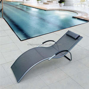 Sdraio da Piscina in Metallo Uplion, Sedia Reclinabile da Giardino con Braccioli, <span class=keywords><strong>Lettino</strong></span> da <span class=keywords><strong>Spiaggia</strong></span> - Product Image 2