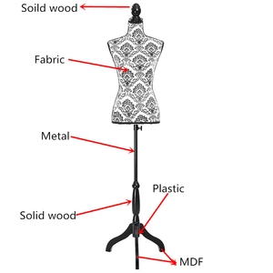 <span class=keywords><strong>Mannequin</strong></span> <span class=keywords><strong>de</strong></span> <span class=keywords><strong>couture</strong></span> en tissu personnalisé <span class=keywords><strong>de</strong></span> marque pour présentoir <span class=keywords><strong>de</strong></span> vêtements, <span class=keywords><strong>mannequin</strong></span> <span class=keywords><strong>de</strong></span> robe réglable en forte demande - Product Image 4