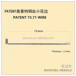 Aguja de tejer de ganchillo patente 73,71 G7 placa/aguja de alambre para máquina de tejer - Product Image 3