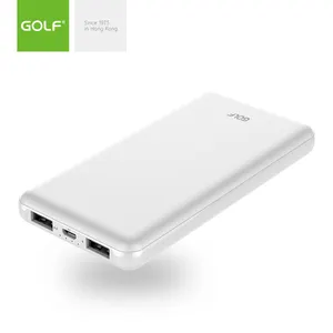 Pin Sạc Dự Phòng Phổ Thông In Logo Tùy Chỉnh Pin Sạc Dự Phòng Ngoài Lithium Pin Sạc Dự Phòng 10000MAh Nguyên Bản Có Màn Hình LED Với USB Kép