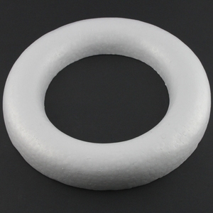 Bagues en mousse de <span class=keywords><strong>polystyrène</strong></span>, cercles artisanaux, couronne pour décoration de noël, bricolage de projets floraux, noël, DIY - Product Image 3