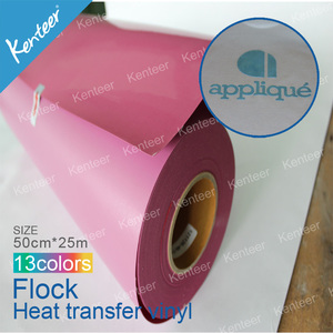 china alibaba kenteer rebaño de transferencia de calor de vinilo para la ropa - Product Image 4