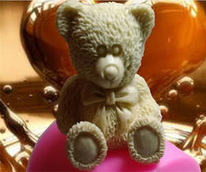 Forma di orso per attrezzo della <span class=keywords><strong>torta</strong></span> del fondente del silicone della muffa Della <span class=keywords><strong>Torta</strong></span> di zucchero al cioccolato della muffa bakeware - Product Image 3