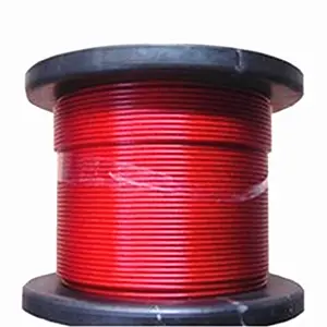 Corde métallique en acier galvanisé, fil de m, en Nylon, PE, PVC, PA, PP
