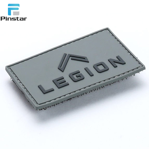 Mới đến tùy chỉnh armband huy hiệu 3D cao su mềm vá trong màu sắc đậm PVC & Silicone vải cho quần áo & phụ kiện bán buôn - Product Image 2