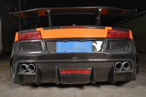 Lambo Arrière Pare-chocs Bodykit D Style Fiber De Carbone Gallardo Pare-chocs Arrière pour Lamborghini Lp550 560 <span class=keywords><strong>570</strong></span> - Product Image 2
