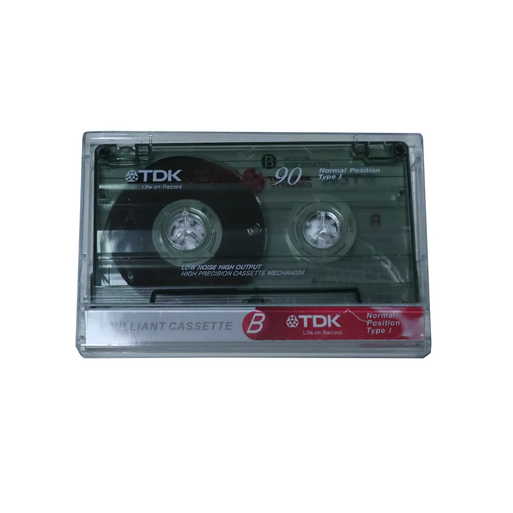 60 Minutes TDK Blanc Brillant Cassette avec Haute Qualité 10 pièces/boîte