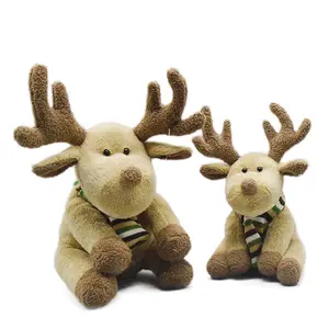 วัสดุ Plush ตุ๊กตา Reindeer Custom Made Plush ของเล่นเด็ก