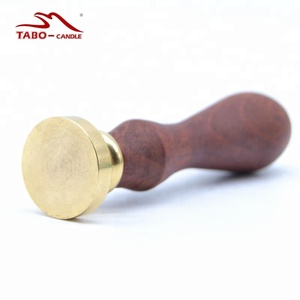 Sealing Wax Flash Stamp with Copper Head and <strong>Wooden</strong> Handle Wax <strong>Seal</strong> Blank - Product Image 2