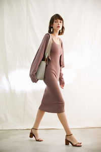 <span class=keywords><strong>Cardigan</strong></span> corto e abito <span class=keywords><strong>Sexy</strong></span> lavorati a maglia leggera da donna - Product Image 2