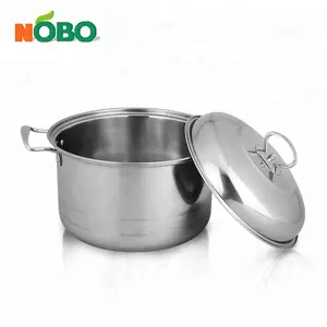 American style durability stainless steel industrial cooking pot