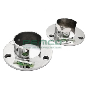 <span class=keywords><strong>Bride</strong></span> <span class=keywords><strong>de</strong></span> tuyau à fente en acier inoxydable 50,8 mm, <span class=keywords><strong>bride</strong></span> murale, base d'extrémité <span class=keywords><strong>de</strong></span> <span class=keywords><strong>tube</strong></span> à fente - Product Image 3