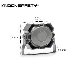 Kindonsafety nouveau haut-parleur plat en néodyme <span class=keywords><strong>klaxon</strong></span> 100W 150W pour Ambulance feu barre lumineuse 8 ou 11 Ohm LS165-Black - Product Image 4