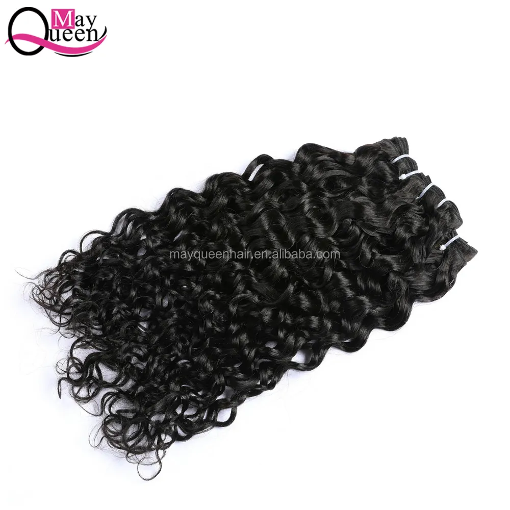 Près du corps brésilien-Extensions de cheveux ondulés, lot de chevelure humaine, vierges, pré-collé, style russe, pour femmes noires