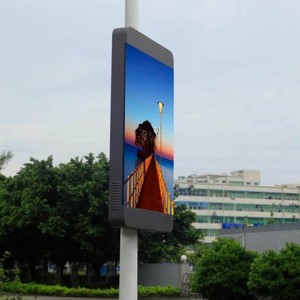 Outdoor Full Color P5 <strong>LED</strong> <strong>Display</strong> Lamp <strong>Pole</strong> <strong>LED</strong> <strong>Screen</strong> Billboard - Product Image 1