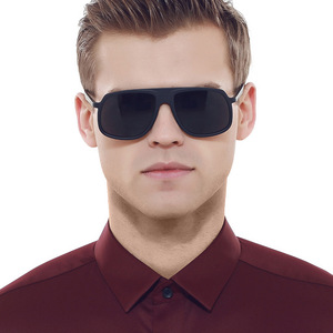Occhiali da Sole Polarizzati da Uomo MS P0052 Personalizzati in Materiale TR90, Montatura in Plastica con Lenti TAC per la Visione Estiva alla Moda - Product Image 1