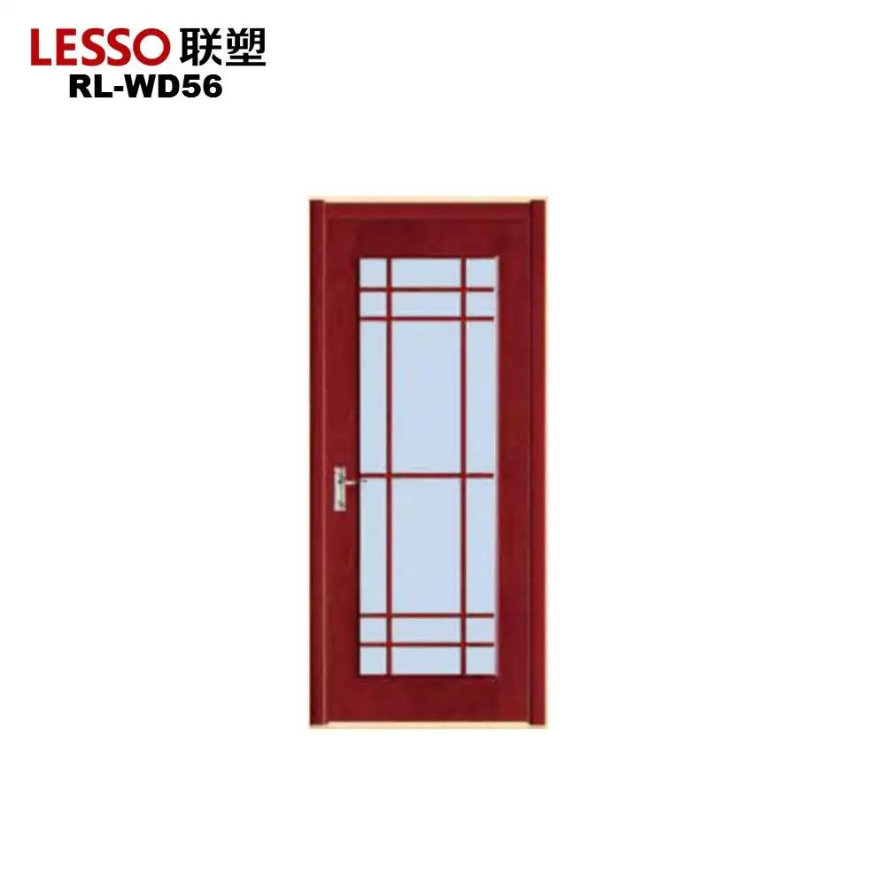 Eco-Friendly Natural Veneer Painted Particle Wood Solid Core MDF interior doors/door wood