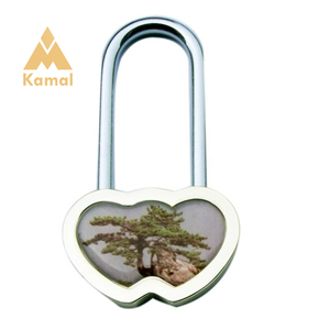 Candado Mini Antirrobo en Forma <span class=keywords><strong>de</strong></span> Corazón, Impermeable, <span class=keywords><strong>de</strong></span> Aleación <span class=keywords><strong>de</strong></span> Zinc <span class=keywords><strong>de</strong></span> Alta Calidad, con Llave, para Collar - Product Image 5