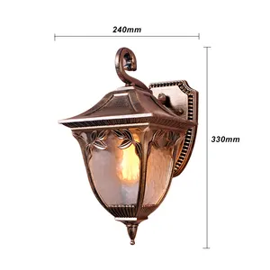 led outdoor wall lamps European waterproof wall bracket light lamp