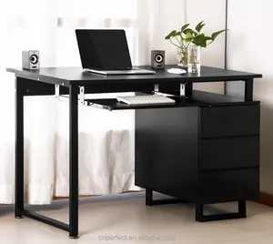 Modern Design Laptop Stand Houten Kantoor Computer Bureau Tafel Met Lade Voor Bed Room