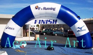 Tùy chỉnh Led <span class=keywords><strong>Inflatable</strong></span> bắt đầu dòng vòm hai mặt bắt đầu/kết thúc mô hình cho các sự kiện đua xe, Marathon & thể thao ngoài trời - Product Image 5