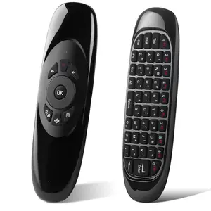 C120 2.4GHz Mini Rechargeable Wireless Fly Mouse Remote Control KeyboardとUSB ReceiverにWorkためPC IPTV Android TVボックス