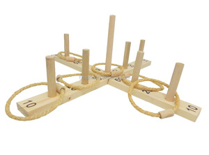 OEM woooden lanzando <span class=keywords><strong>juego</strong></span> juguete clavijas/alboroto/tejos cuerda/ring toss <span class=keywords><strong>juego</strong></span> - Product Image 4