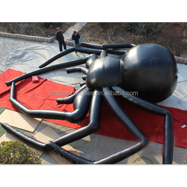 L0008 Giant Inflatable Halloween Black Spider - TNT Inflatables