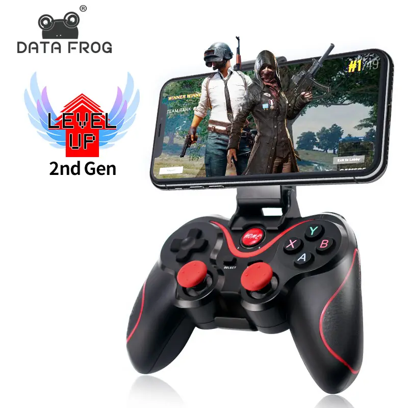 DATA FROG Wireless Joystick Gamepad For Iphone Game Controller For Android Smart Phone/TV/PC/PS3 Support Official App
