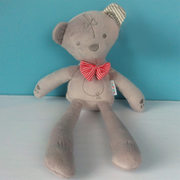 Fabricant en gros, adorable ours gris aux longues pattes, couple d'ours chinois, peluche