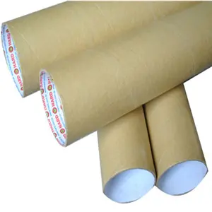 Tube de papier de boîte de cylindre brun Indonésie