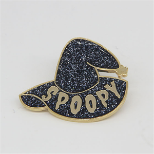 新しい装飾的なカスタムハードエナメルグリッター<span class=keywords><strong>Imvu</strong></span>ハットバッジ - Product Image 2