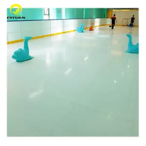 पोर्टेबल सिंथेटिक बर्फ rinks इनडोर रोलर स्केटिंग आइस स्केटिंग रिंग