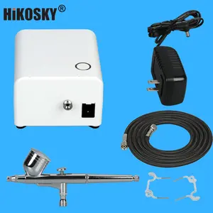 Kit de aerógrafo con <span class=keywords><strong>compresor</strong></span> silencioso, gran oferta - Product Image 1