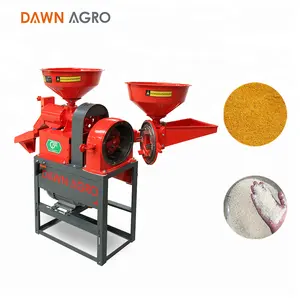 DAWN AGRO Combined Multi Function Rice Flour Mill Grinding Machine