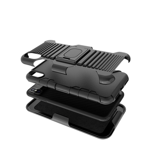 <span class=keywords><strong>Nero</strong></span> Clip da Cintura custodia per Armi di Shell Combo Caso Del Basamento Per Il <span class=keywords><strong>Iphone</strong></span> <span class=keywords><strong>XS</strong></span> più - Product Image 2