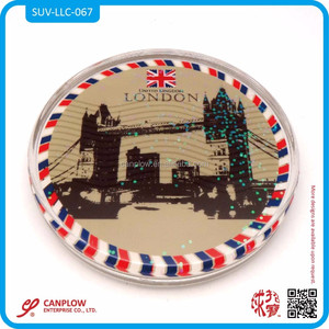 Artisanat en acrylique personnalisé, respectueux de l'environnement, acrylique super transparent rempli de liquide, presse-papiers, impression UV, sous-verre - Product Image 3