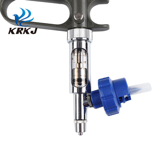 KD105 CETTIA 0.5/1/2ml पशु सिरिंज पशु चिकित्सा के लिए निरंतर और वैक्सीन गन इंजेक्टर पीतल सिरिंज - Product Image 2