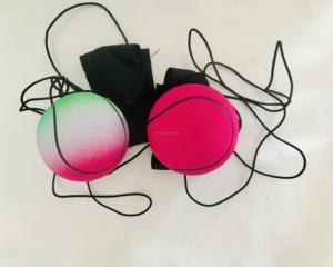 2019 novo Brinquedo Da Novidade bola de futebol em forma 60mm Retorno de pulso de borracha quicando Bola de futebol bola yoyo brinquedos para crianças