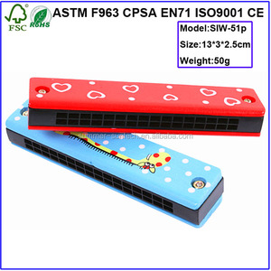 Bằng gỗ 12 Cái Harmonica, Mouth Organ Harmonica Nhạc Đặt Bé Harmonica để bán - Product Image 2