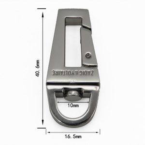 Silver Nickel Plate Zinc Alloy Square <strong>Dog</strong> <strong>Hook</strong> Metal <strong>Dog</strong> <strong>Hook</strong> - Product Image 3