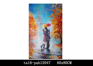 Los <span class=keywords><strong>amantes</strong></span> de la Pintura Al Óleo Sobre Lienzo Para la Decoración Del Sitio - Product Image 5