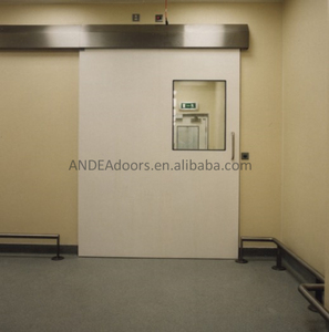 Puerta de revestimiento en polvo para entrada o salida de Hospital, ventana de vidrio, sala de operaciones - Product Image 4