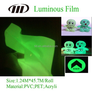 Film vinyle <span class=keywords><strong>PVC</strong></span> auto-adhésif luminescent, couleur phosphorescente, pour signalétique de sécurité - Product Image 3