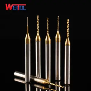 Weitol rivestimento in titanio lunghezza da 0.1 a 1.15mm flauto PCB drill bit